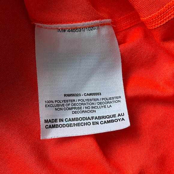 Nike Red Dri-FIT Racer Back Robe Dress - Picture 3 of 4
